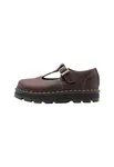 Dr. Martens Baleríny s ramienkom 'ZebZag'  tmavohnedá