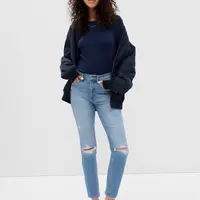 GAP Džíny slim vintage high rise - Dámské