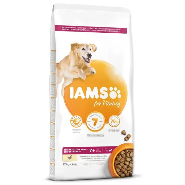 IAMS Krmivo Dog Senior Large Chicken 12kg