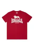 LONSDALE Tričko  červená / biela