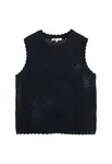 LEVI'S ® Vyšívaný top 'Adrienne'  čierna