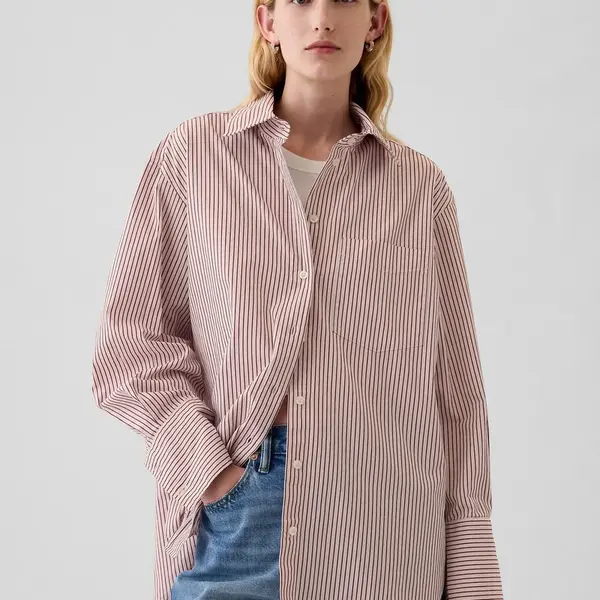 GAP Popelínová oversize košile Big Shirt - Dámské