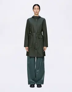 Rains Curve Long Jacket 03 Green M