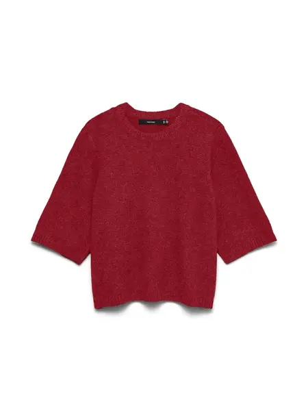 VERO MODA Sveter 'VMBOOM'  červená melírovaná