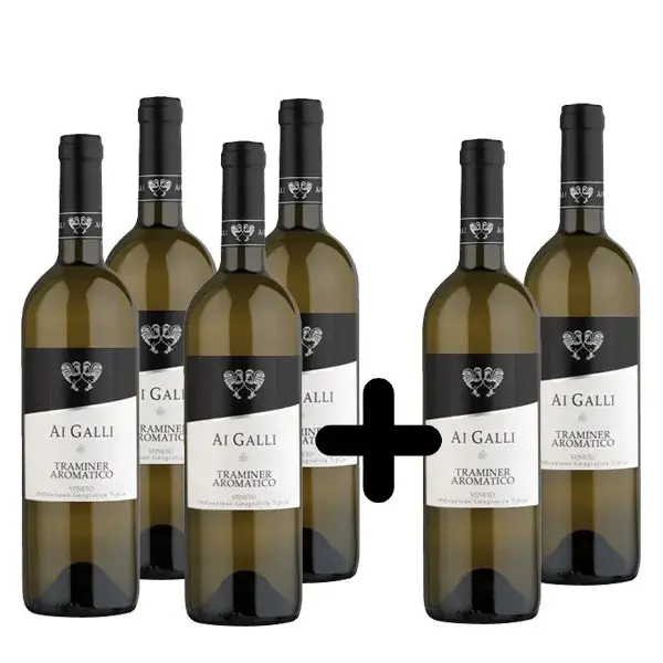 Ai Galli Traminer Aromatico IGT 0,75 l 4+2 ZDARMA