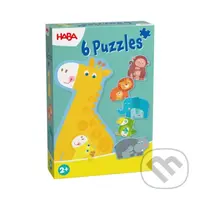 Zvieracia rodinka 6 ks - puzzle z kategorie Maxi dílky