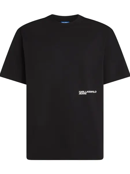 KARL LAGERFELD JEANS Tričko  modrá / čierna / biela