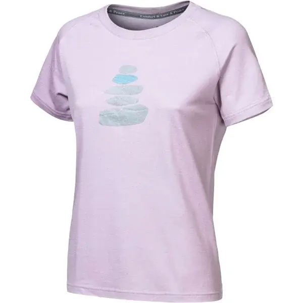 Sensor MERINO BLEND STONE W Dámske funkčné tričko, fialová, veľkosť