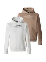 JACK & JONES Mikina 'JCOPOINT'  svetlohnedá / biela melírovaná