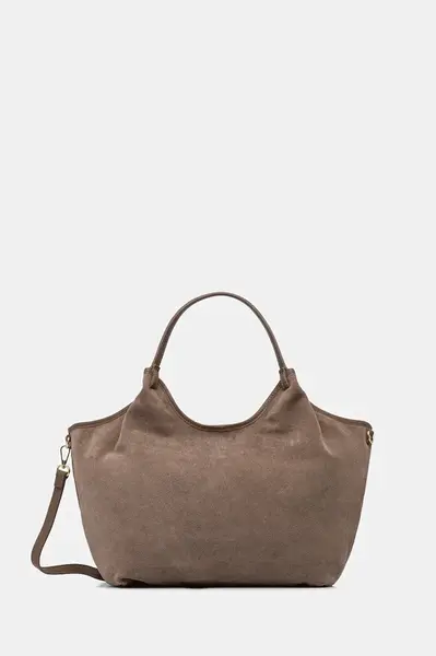 Semišová kabelka Answear.LAB hnědá barva