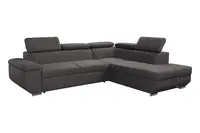 Sedací souprava Lars I. Provedení: Pravá varianta, látka: Logan Graphite