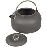 BO-CAMP Explorer -M - Tvrdě eloxovaná - 1,4 litru šedá/zelená Konvice