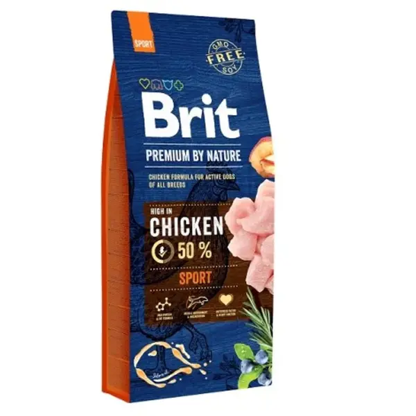 Brit Premium by Nature Sport 15 kg | Granule pro psy