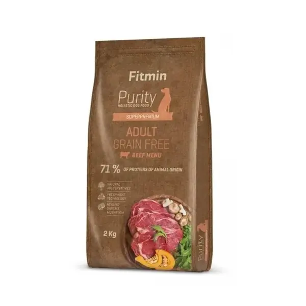 Fitmin Dog Purity GF Adult Beef 2 kg | Granule pro psy