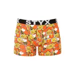 Styx Pánské boxerky long art sportovní guma včelky (U1654) S