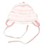 Baby Nellys Čepička pro miminko na zavazování, bavlna, Baby Stars, pastel rose, vel. 74/80 vel.  74/80