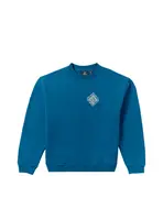 Volcom pánská mikina Watanite Crew Cosmic Blue | Modrá | Velikost S