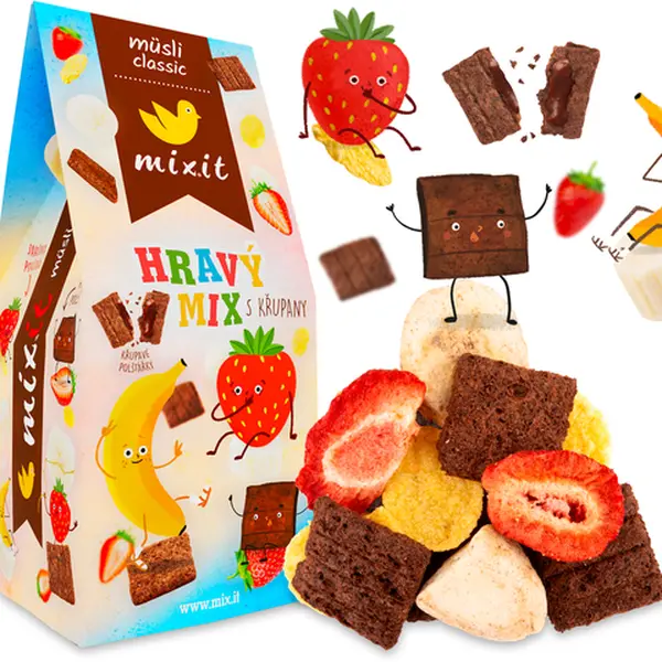 Mixit Müsli classic Hravý mix 300 g
