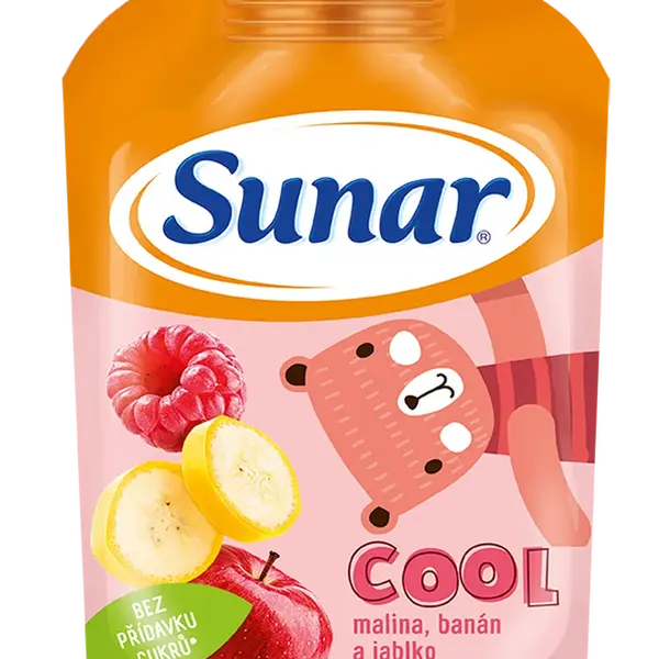 Sunar Cool ovoce Malina, banán, jablko kapsička 120 g
