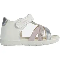 Geox B SANDAL ALUL Dívčí sandály, bílá, velikost