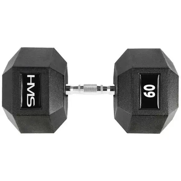 HMS PREMIUM 60 KG HEXAGONÁLNÍ JEDNORUČKA Hexagonální jednoručka, černá, velikost