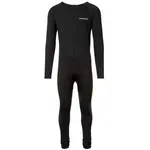 SHERWOOD BASE LAYER SR Jednodílné funkční ribano, černá, velikost