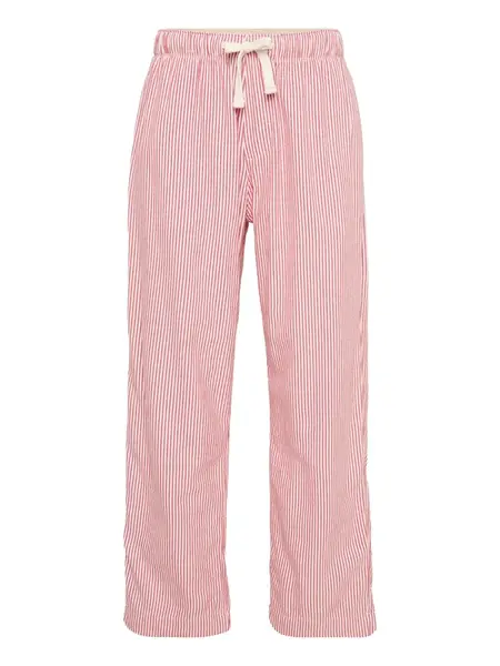 Abercrombie & Fitch Pyžamové nohavice  melónová / biela