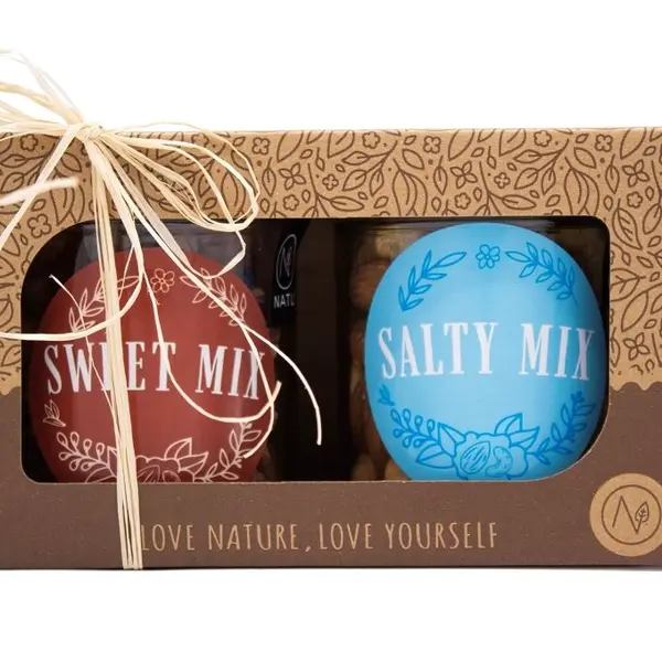 NATU Dárkový set Sweet & Salty 2x150 g