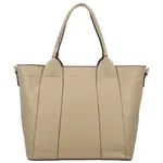 Dámská kožená kabelka na rameno béžová - Delami Vera Pelle Nadiya