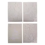 Dekoratívne šablóny 25x17,5 cm 2 ks 47036