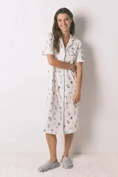 Bavlněná noční košile women'secret SNOOPY
