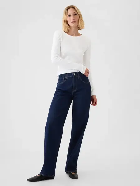 GAP Žebrované tričko - Dámské