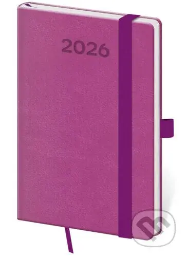 Kapesní diář 2026 Print Pop fialový
