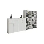 MID.YOU SKŘÍŇ NA ŠANONY, bílá, 337,6/185,6/33 cm