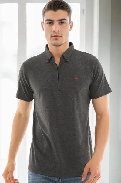 T9583 DEWBERRY MEN'S T-SHIRT-ANTHRACITE