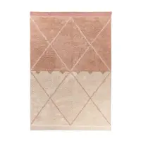 KOBEREC, 120/170 cm, krémová, starorůžová