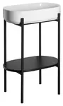 Sapho Puno - Podstavec s umývadlom, čierna/biela SKA570-2-01
