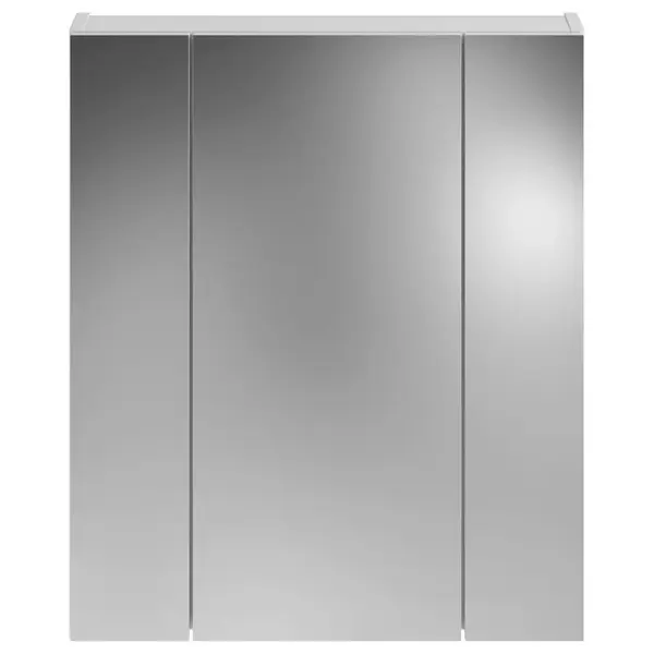 MID.YOU ZRCADLOVÁ SKŘÍŇKA, bílá, 60/70/18 cm