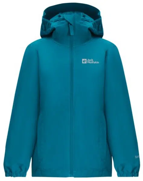 Jack Wolfskin Flaze K 116, everest blue Dětská bunda na zip