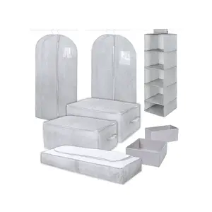 Compactor Boston BIG SET sada obalů na šaty úložných organizérů 10 ks