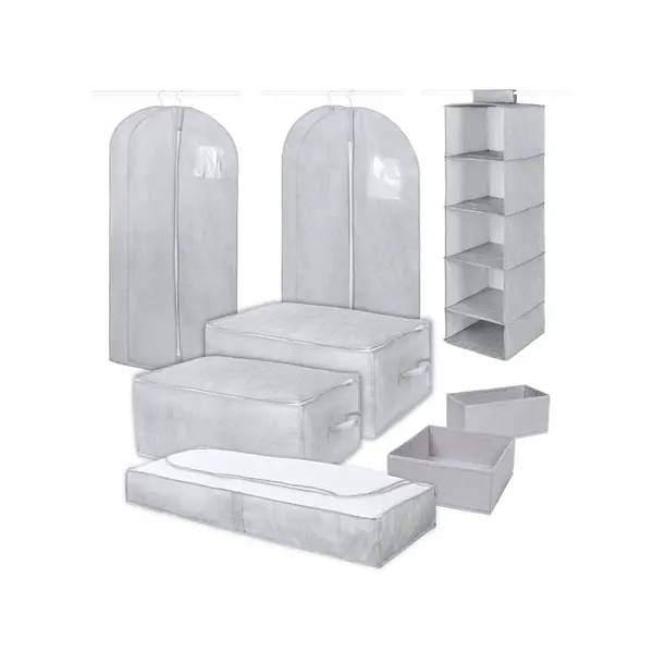 Compactor Boston BIG SET sada obalů na šaty úložných organizérů 10 ks