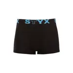 Styx Pánské boxerky sportovní guma černé (G961) XXL