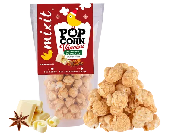 MIXIT popcorn – Biela čokoláda a perníkové korenie 60 g