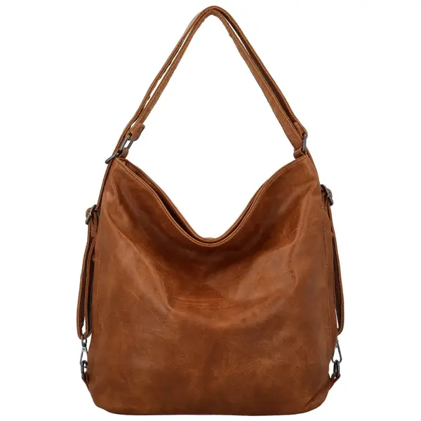 Dámsky kabelko/batoh hnedý - Paolo bags Vasilia