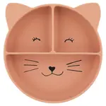 Detský silikónový tanier s prísavkou Mrs. Cat