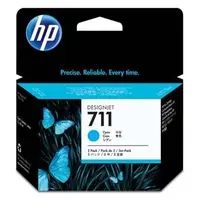 HP 711 CZ134A 3ks azurová (cyan) originální cartridge