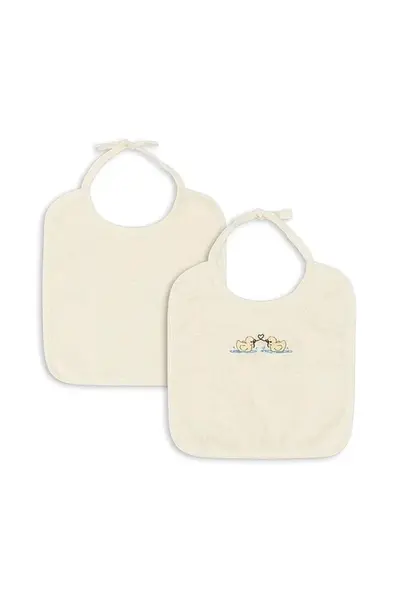 Detský podbradník Fanga Fontana FIGO 2 PACK TERRY BIBS GOTS 2-pak