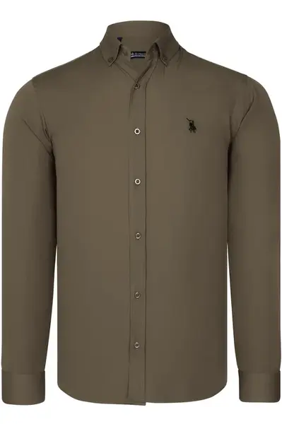 G925 DEWBERRY MEN'S SHIRT-GREEN