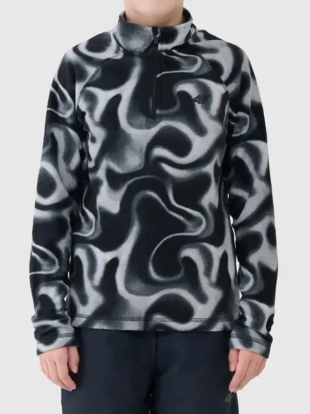 Girls' fleece sweatshirt 4F