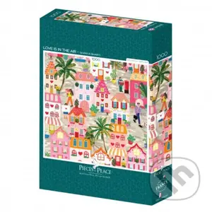 Láska je vo vzduchu (štvorcové puzzle) - puzzle z kategorie 500 - 1000 dílků